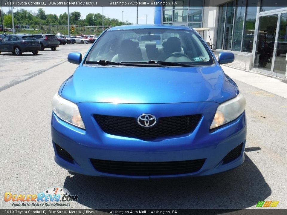 2010 Toyota Corolla LE Blue Streak Metallic / Bisque Photo #4
