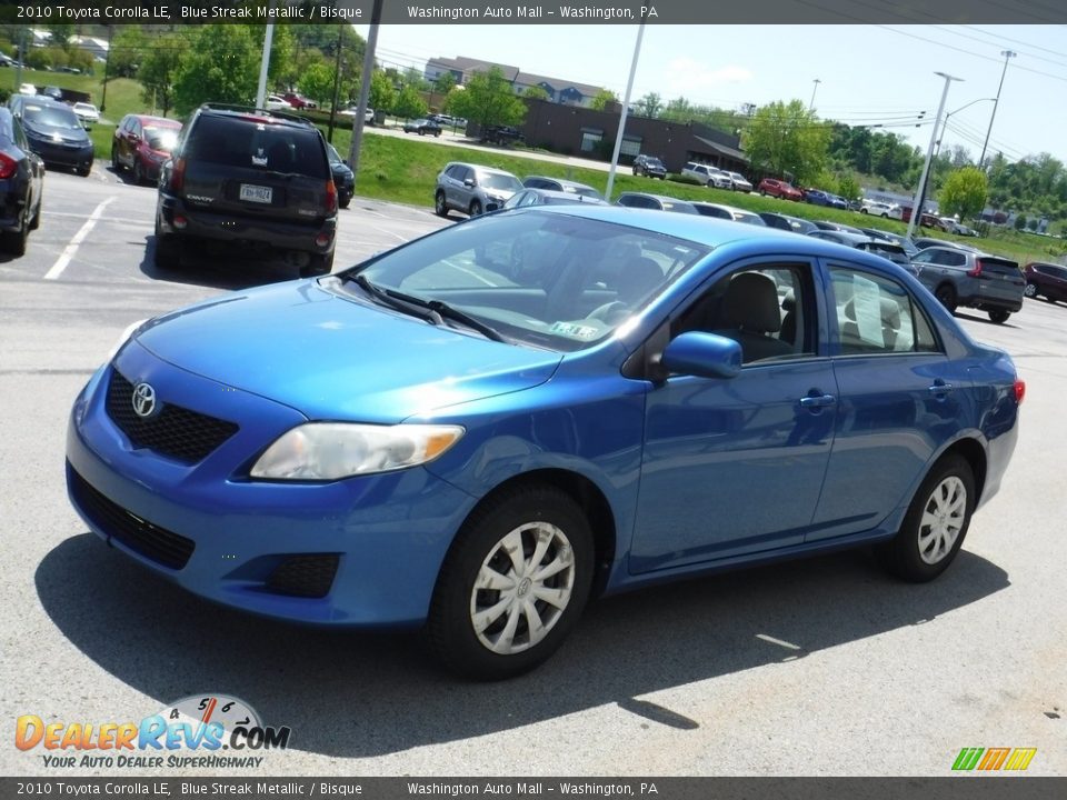 2010 Toyota Corolla LE Blue Streak Metallic / Bisque Photo #5