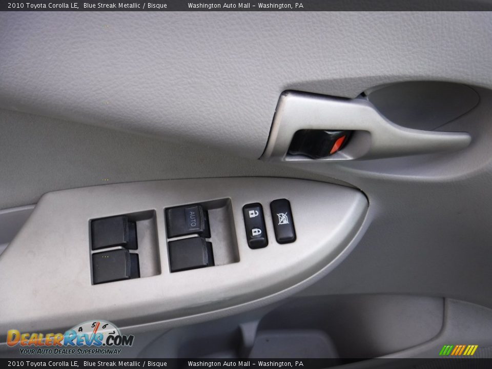 2010 Toyota Corolla LE Blue Streak Metallic / Bisque Photo #10