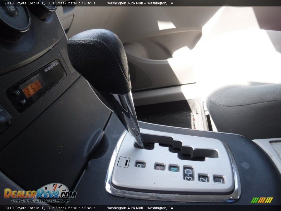 2010 Toyota Corolla LE Blue Streak Metallic / Bisque Photo #14