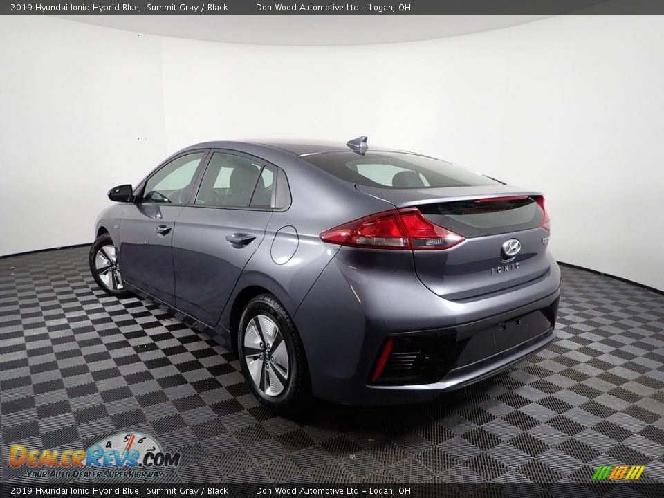 2019 Hyundai Ioniq Hybrid Blue Summit Gray / Black Photo #6