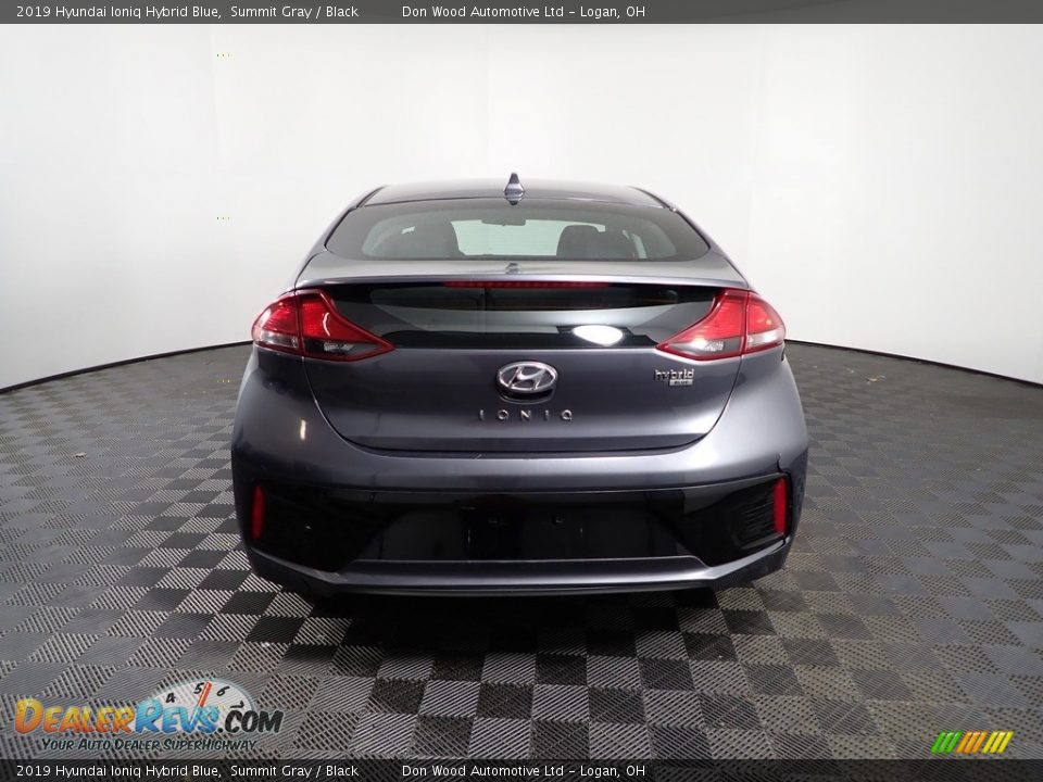2019 Hyundai Ioniq Hybrid Blue Summit Gray / Black Photo #7