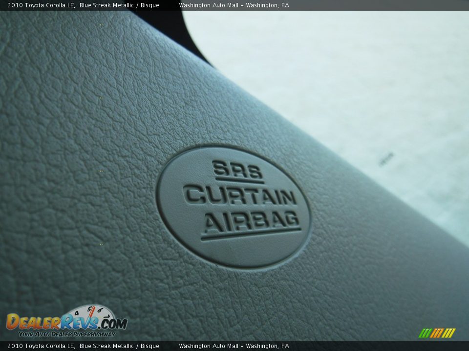 2010 Toyota Corolla LE Blue Streak Metallic / Bisque Photo #16