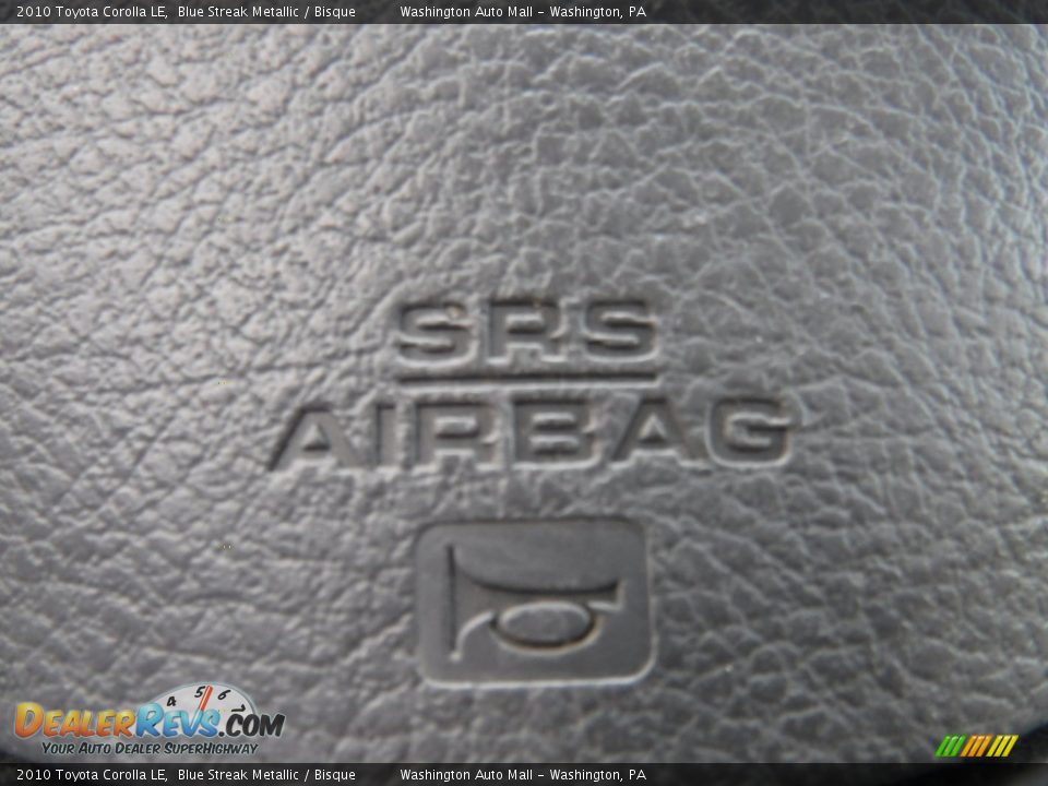 2010 Toyota Corolla LE Blue Streak Metallic / Bisque Photo #18