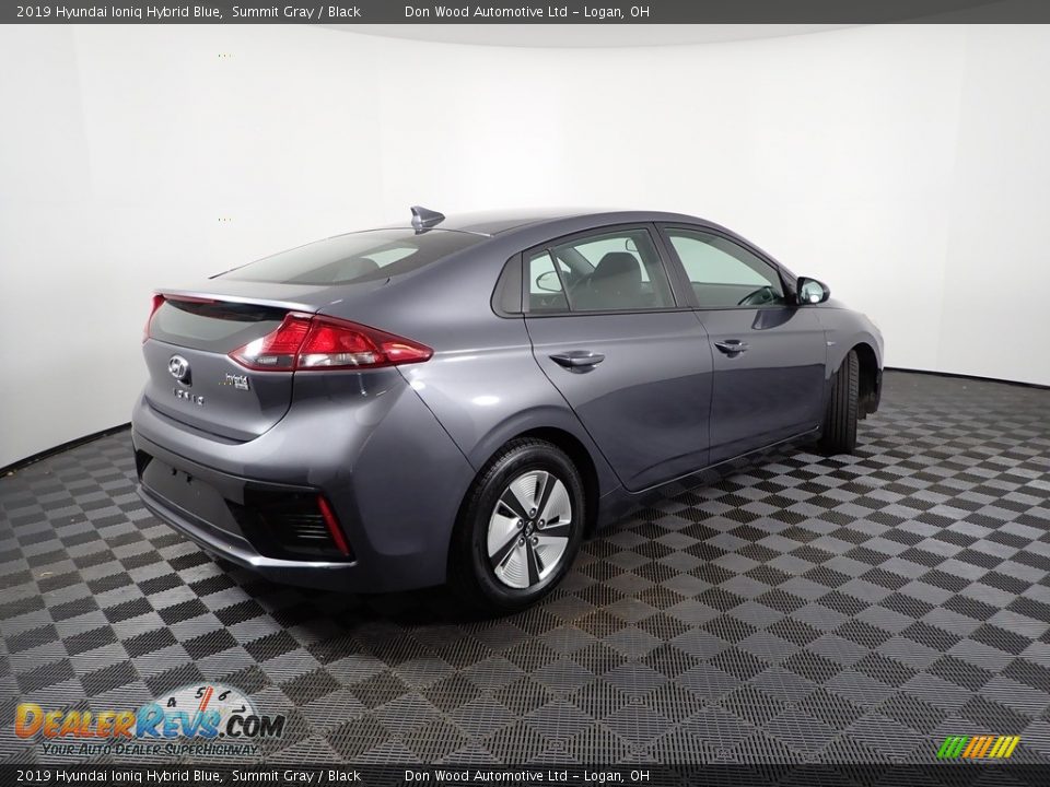 2019 Hyundai Ioniq Hybrid Blue Summit Gray / Black Photo #10