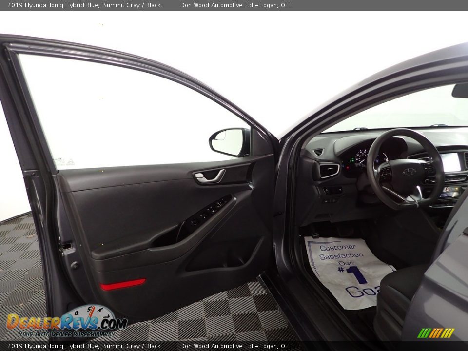 2019 Hyundai Ioniq Hybrid Blue Summit Gray / Black Photo #11