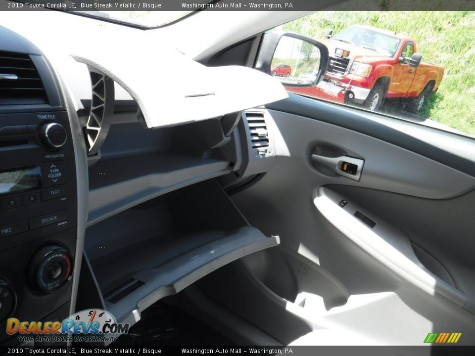 2010 Toyota Corolla LE Blue Streak Metallic / Bisque Photo #20