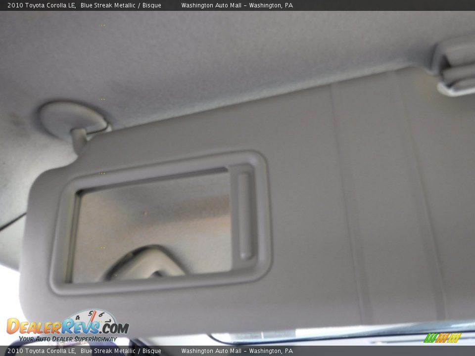 2010 Toyota Corolla LE Blue Streak Metallic / Bisque Photo #21