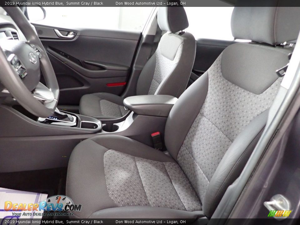 2019 Hyundai Ioniq Hybrid Blue Summit Gray / Black Photo #13