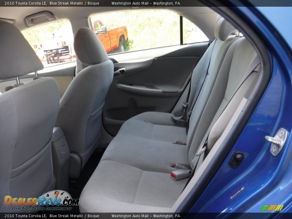 2010 Toyota Corolla LE Blue Streak Metallic / Bisque Photo #22