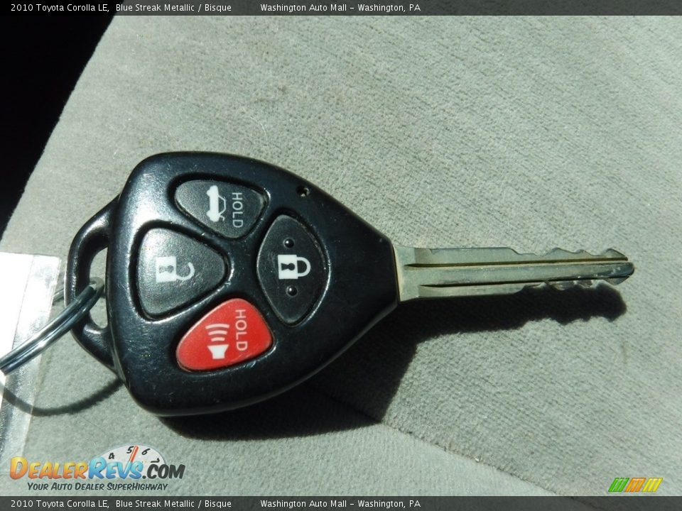 2010 Toyota Corolla LE Blue Streak Metallic / Bisque Photo #23