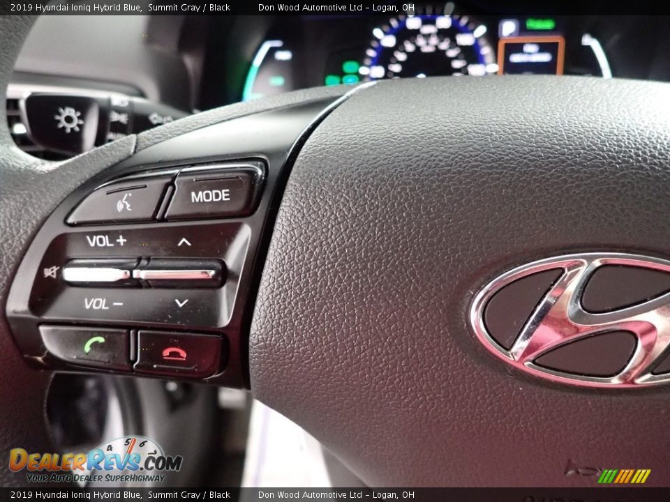 2019 Hyundai Ioniq Hybrid Blue Summit Gray / Black Photo #15