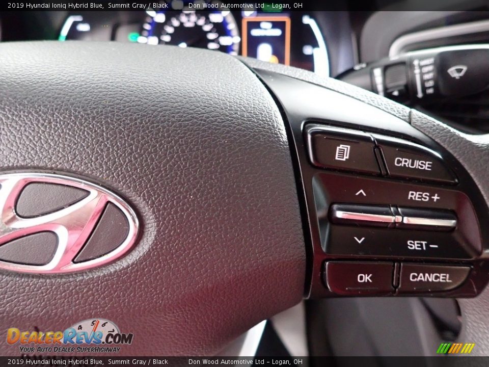 2019 Hyundai Ioniq Hybrid Blue Summit Gray / Black Photo #16