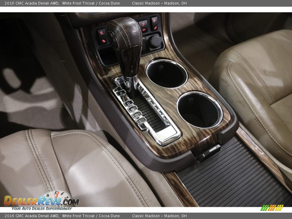 2016 GMC Acadia Denali AWD White Frost Tricoat / Cocoa Dune Photo #15