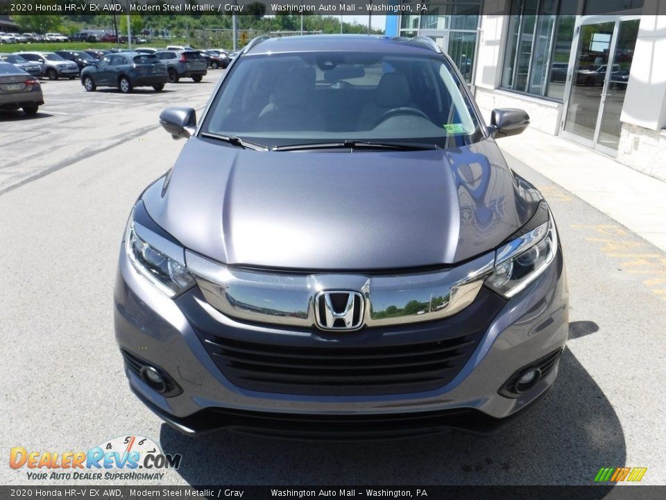 2020 Honda HR-V EX AWD Modern Steel Metallic / Gray Photo #5