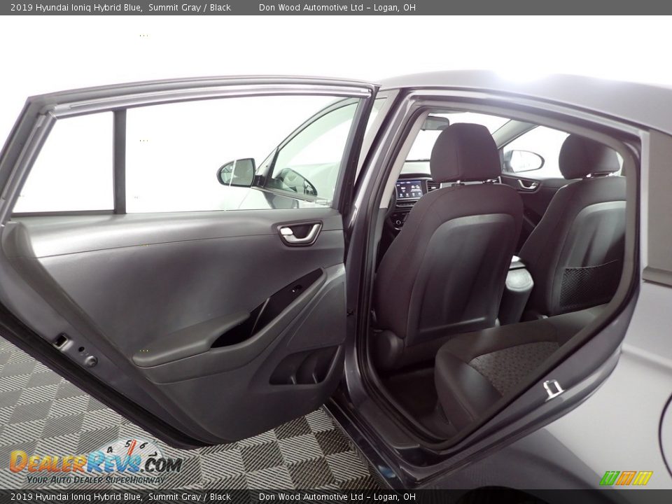 2019 Hyundai Ioniq Hybrid Blue Summit Gray / Black Photo #21
