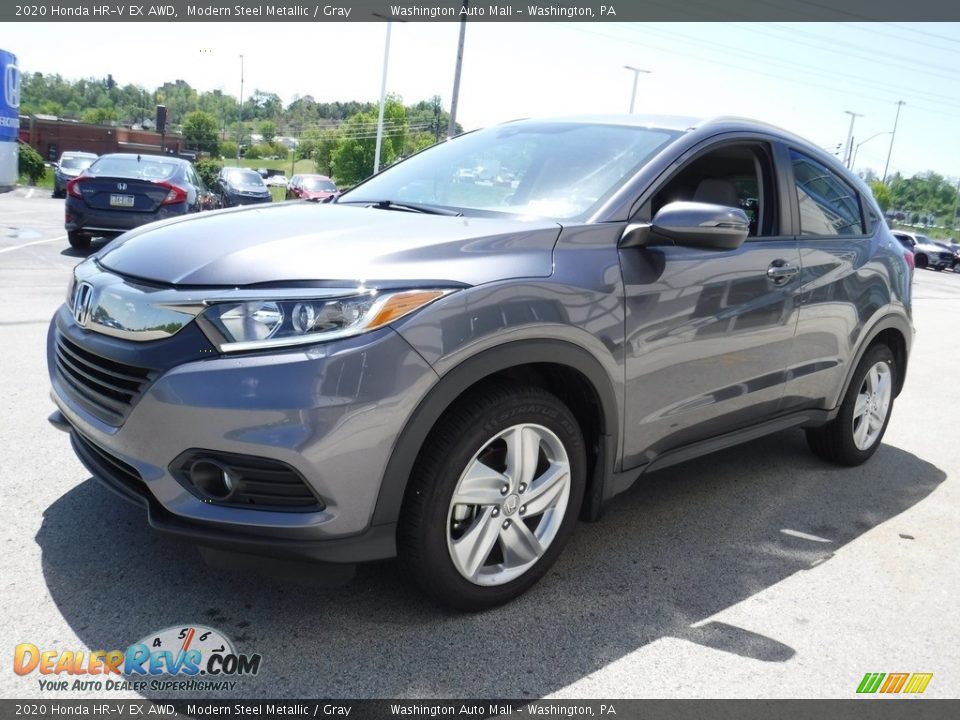 2020 Honda HR-V EX AWD Modern Steel Metallic / Gray Photo #6