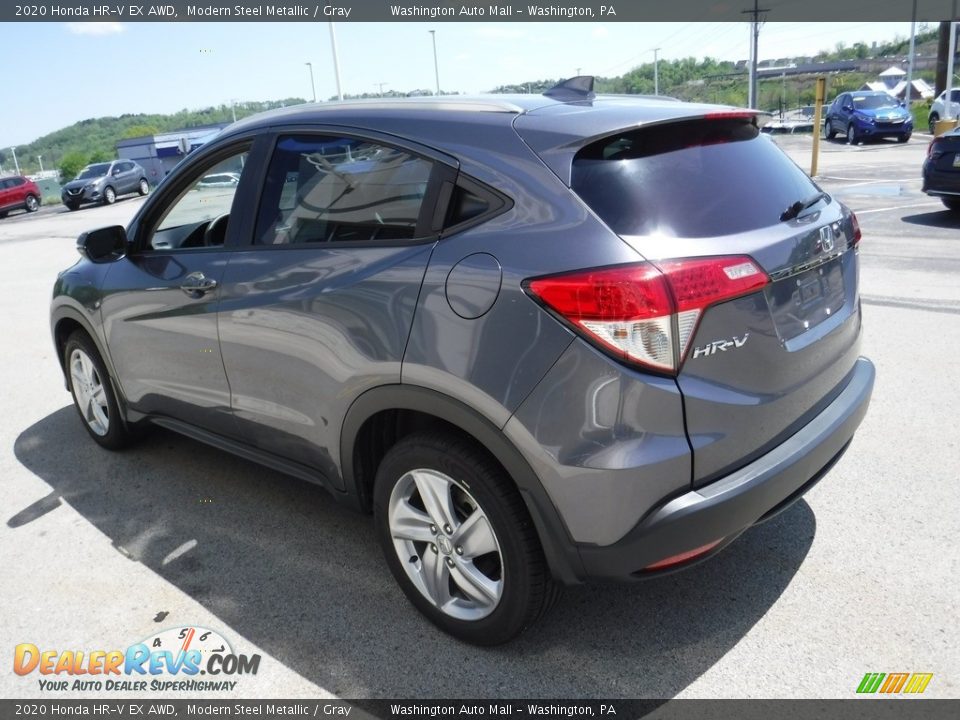 2020 Honda HR-V EX AWD Modern Steel Metallic / Gray Photo #8