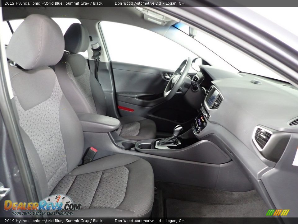 2019 Hyundai Ioniq Hybrid Blue Summit Gray / Black Photo #25