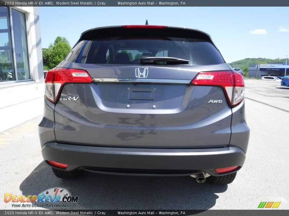 2020 Honda HR-V EX AWD Modern Steel Metallic / Gray Photo #9