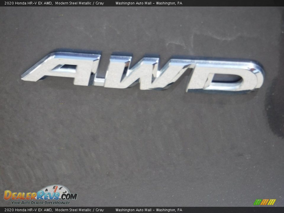 2020 Honda HR-V EX AWD Modern Steel Metallic / Gray Photo #10
