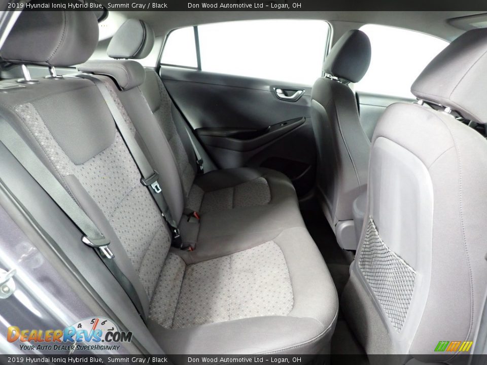 2019 Hyundai Ioniq Hybrid Blue Summit Gray / Black Photo #27