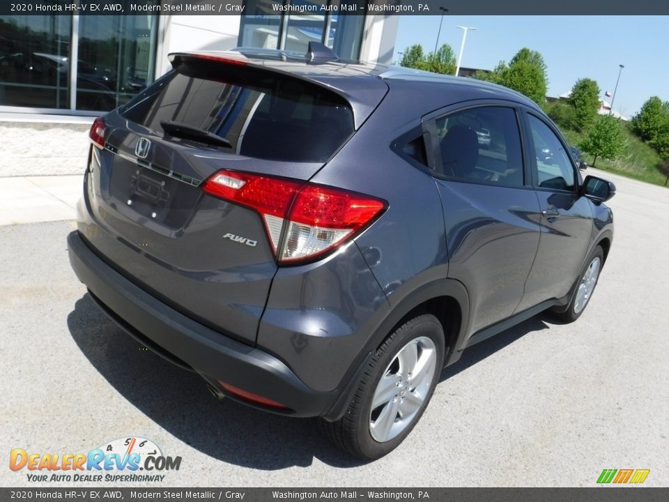 2020 Honda HR-V EX AWD Modern Steel Metallic / Gray Photo #11