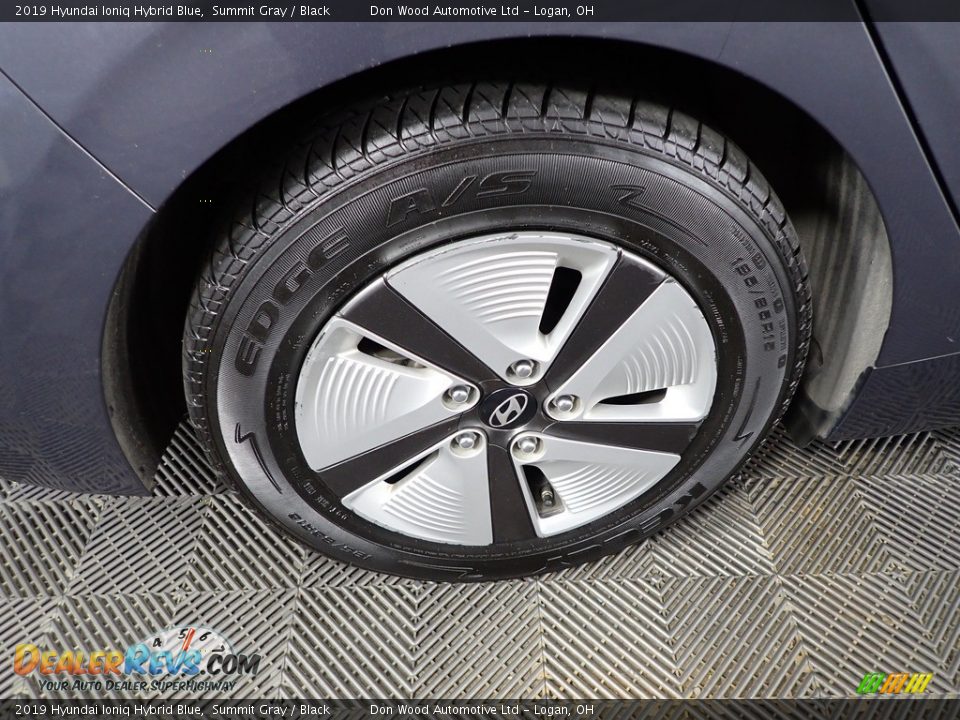 2019 Hyundai Ioniq Hybrid Blue Summit Gray / Black Photo #28