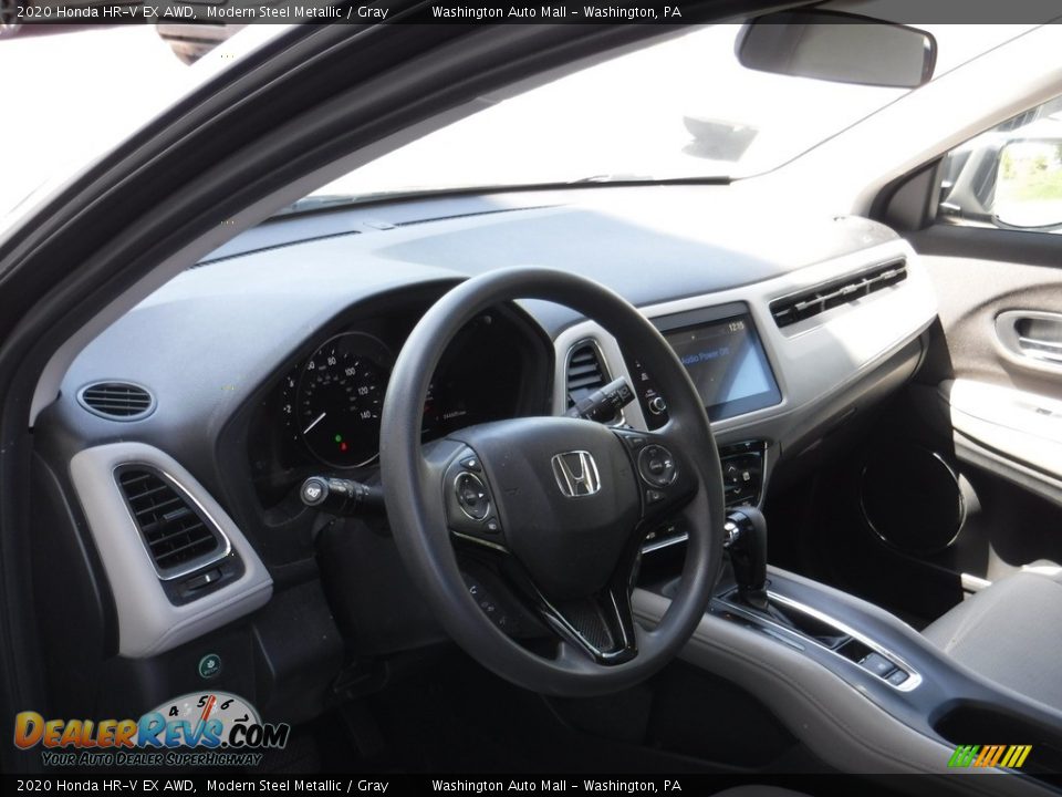 2020 Honda HR-V EX AWD Modern Steel Metallic / Gray Photo #13