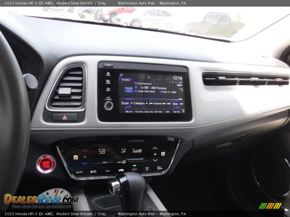 2020 Honda HR-V EX AWD Modern Steel Metallic / Gray Photo #17