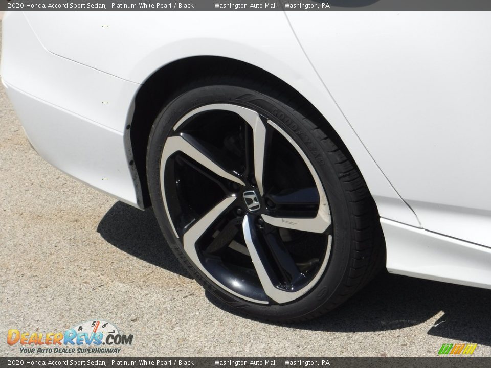 2020 Honda Accord Sport Sedan Platinum White Pearl / Black Photo #3