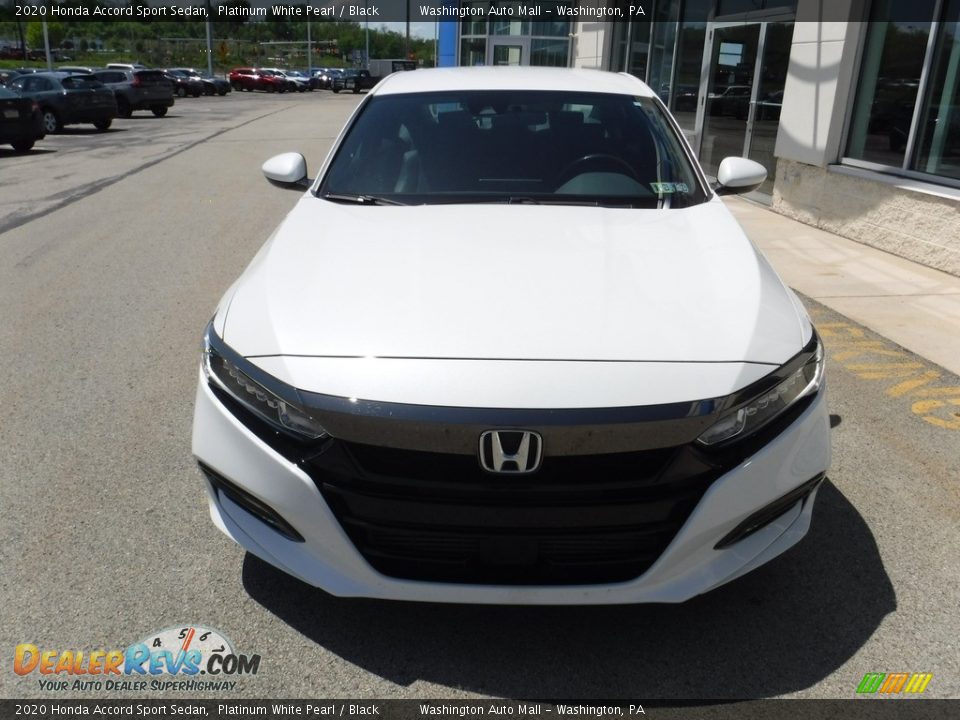 2020 Honda Accord Sport Sedan Platinum White Pearl / Black Photo #4