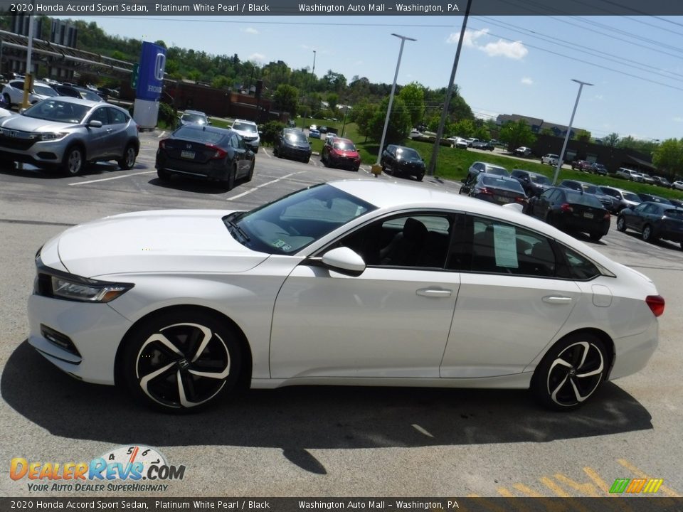 2020 Honda Accord Sport Sedan Platinum White Pearl / Black Photo #5