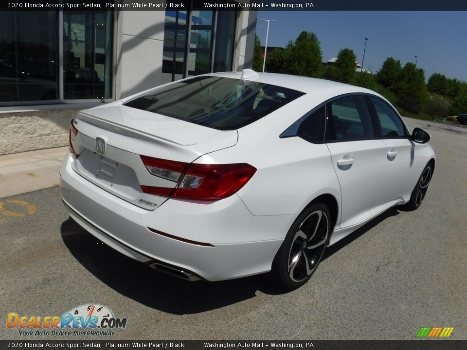 2020 Honda Accord Sport Sedan Platinum White Pearl / Black Photo #8