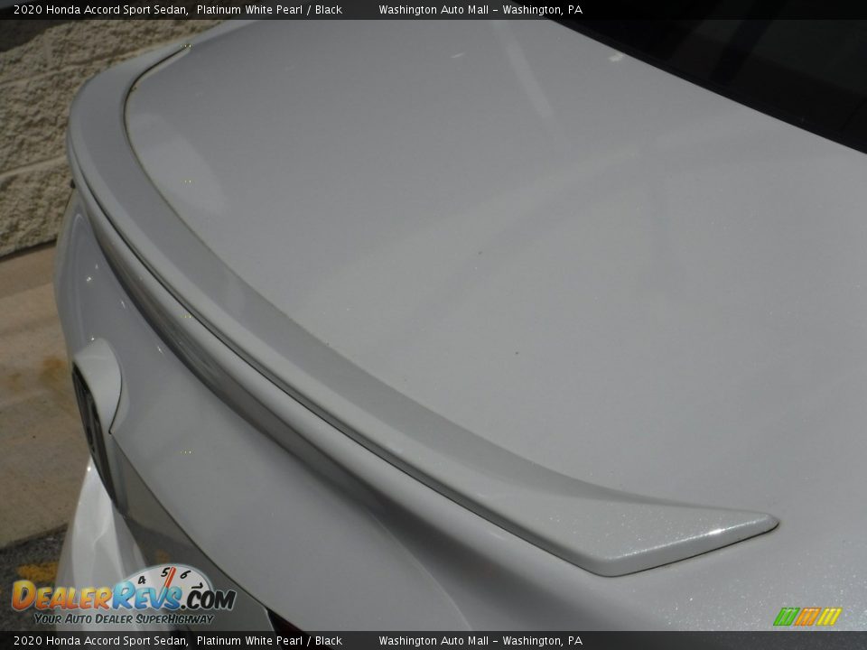 2020 Honda Accord Sport Sedan Platinum White Pearl / Black Photo #10