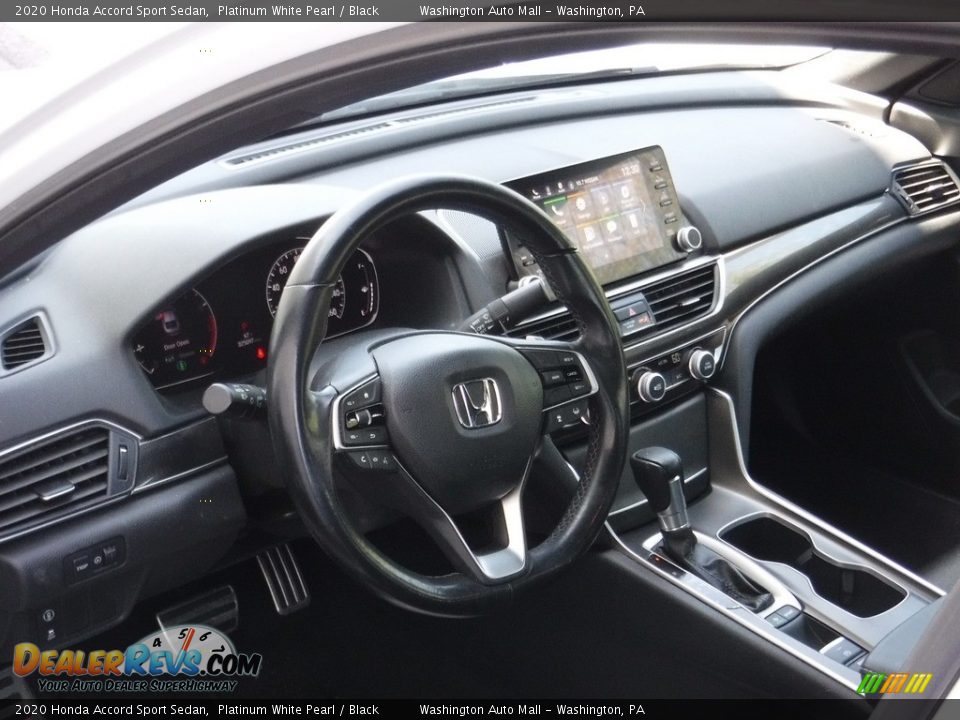2020 Honda Accord Sport Sedan Platinum White Pearl / Black Photo #11