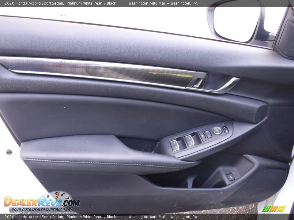 2020 Honda Accord Sport Sedan Platinum White Pearl / Black Photo #12