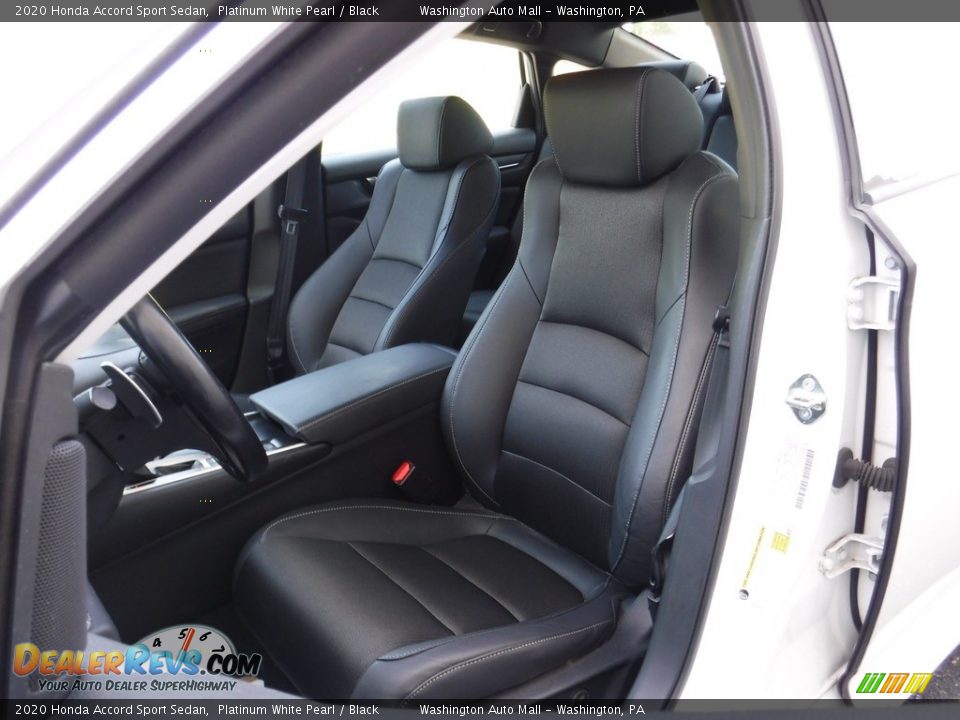 2020 Honda Accord Sport Sedan Platinum White Pearl / Black Photo #13