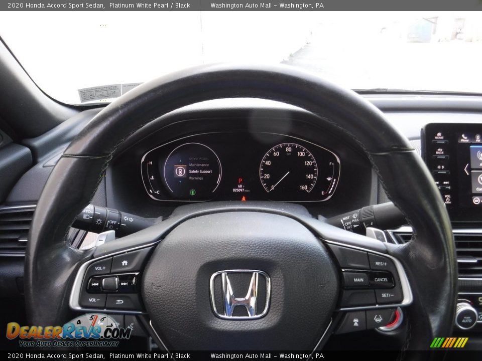 2020 Honda Accord Sport Sedan Platinum White Pearl / Black Photo #23
