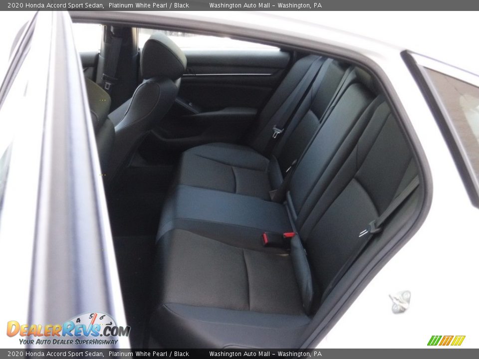 2020 Honda Accord Sport Sedan Platinum White Pearl / Black Photo #26
