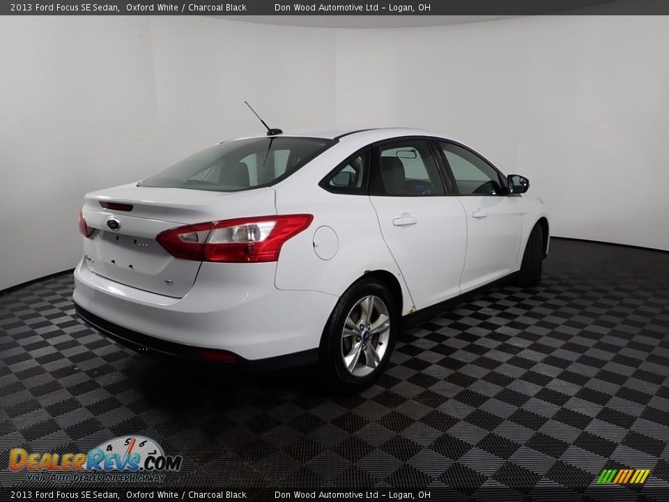 2013 Ford Focus SE Sedan Oxford White / Charcoal Black Photo #9