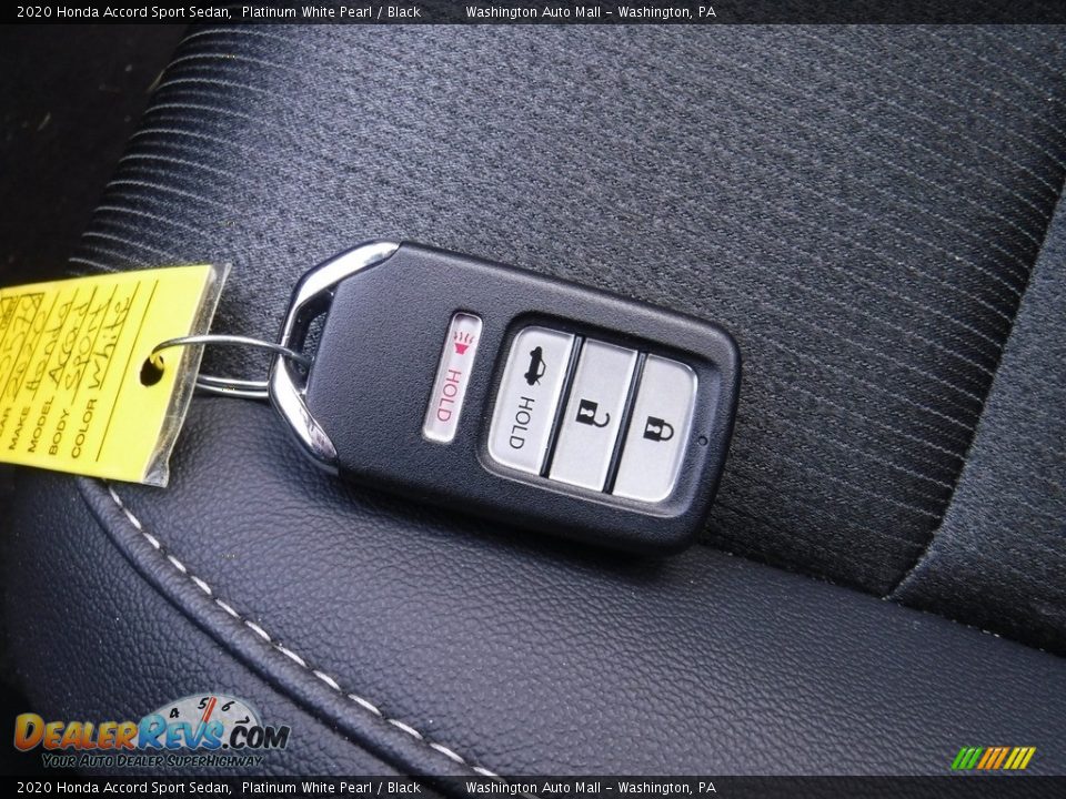 2020 Honda Accord Sport Sedan Platinum White Pearl / Black Photo #27