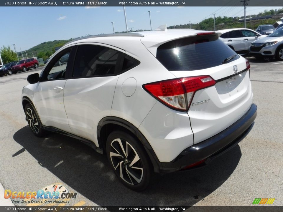 2020 Honda HR-V Sport AWD Platinum White Pearl / Black Photo #6