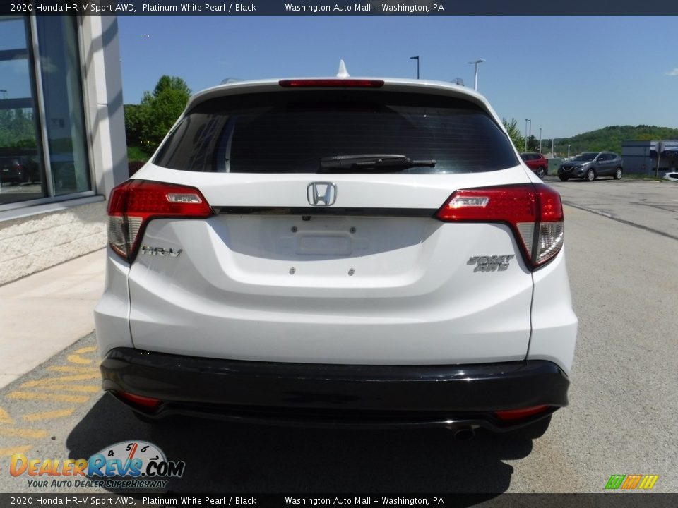 2020 Honda HR-V Sport AWD Platinum White Pearl / Black Photo #7