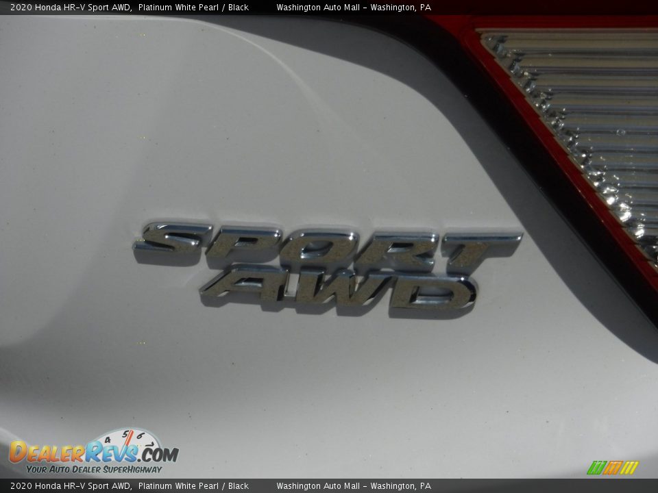 2020 Honda HR-V Sport AWD Platinum White Pearl / Black Photo #9