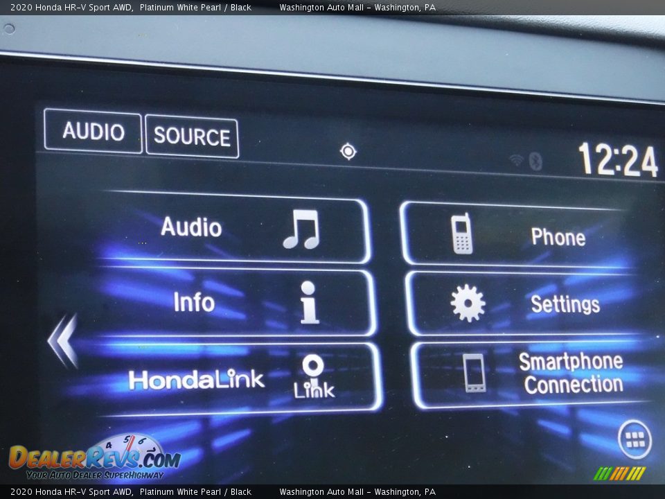 2020 Honda HR-V Sport AWD Platinum White Pearl / Black Photo #17