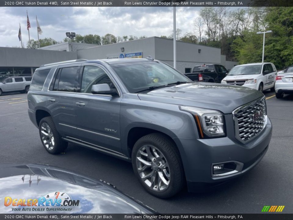 Satin Steel Metallic 2020 GMC Yukon Denali 4WD Photo #3