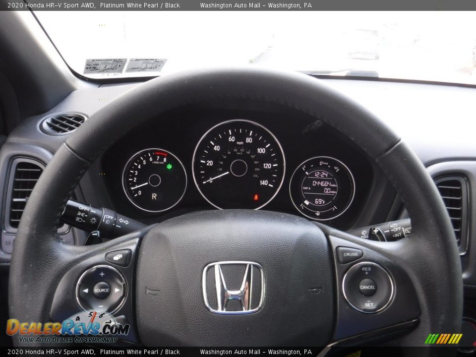2020 Honda HR-V Sport AWD Platinum White Pearl / Black Photo #21