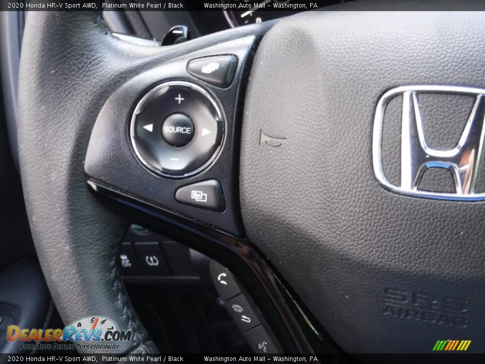 2020 Honda HR-V Sport AWD Platinum White Pearl / Black Photo #22