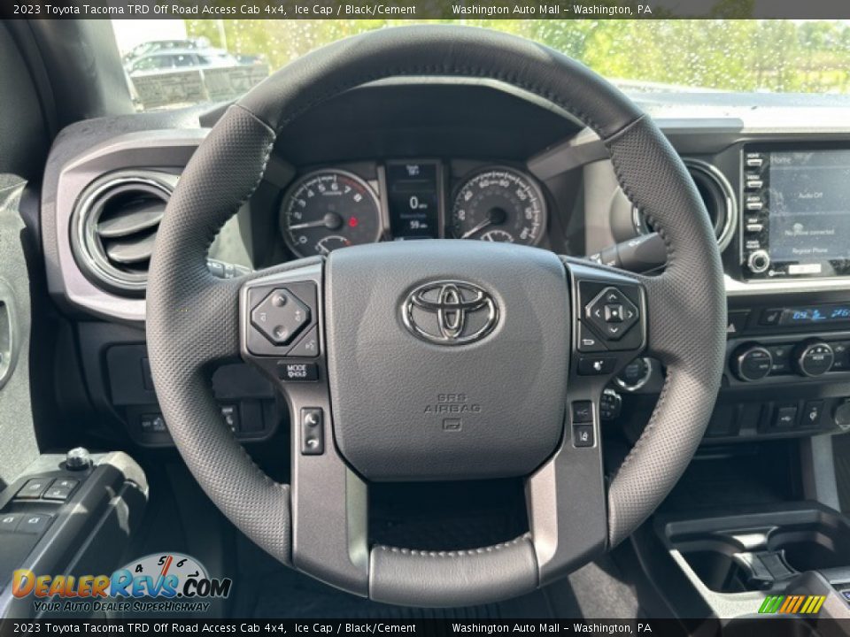 2023 Toyota Tacoma TRD Off Road Access Cab 4x4 Steering Wheel Photo #10